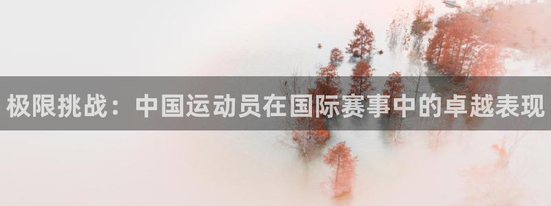 oety欧亿：极限挑战：中国运动员在国际赛事中的卓越表现