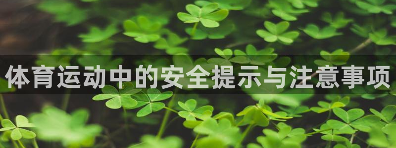 oety欧亿：体育运动中的安全提示与注意事项